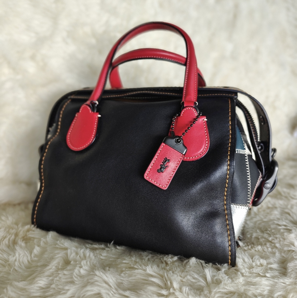 Coach 1941 BADLANDS Satchel 25 in B-boy Prairie Patchwork